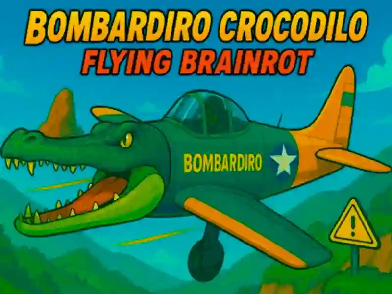 游戏Bombardiro crocodilo飛行在线