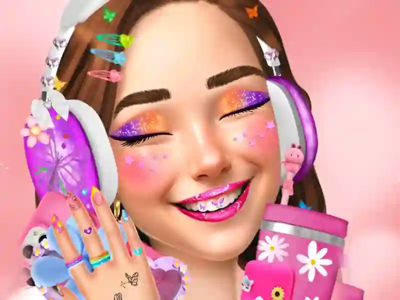 游戏很酷的女孩美學在线