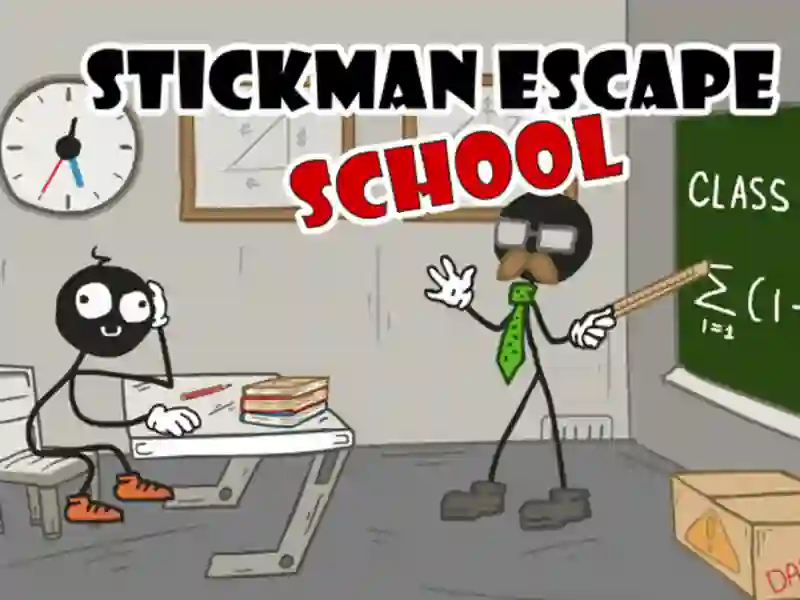 游戏Stickman逃生學校在线