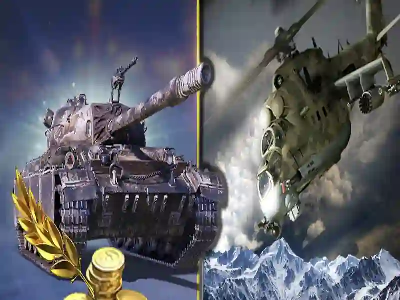 游戏戰略。 坦克和直升機在线