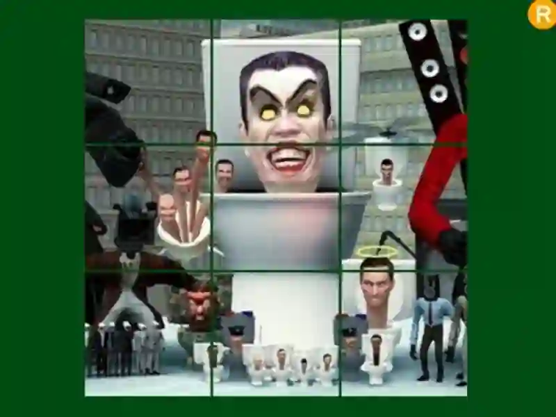 游戏Skibidi廁所滑動難題在线