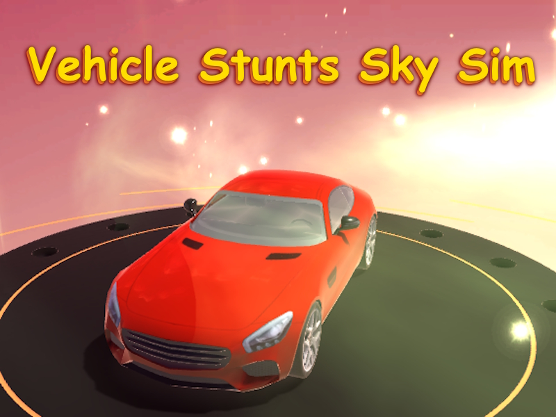 游戏車輛特技表演Sky Sim在线
