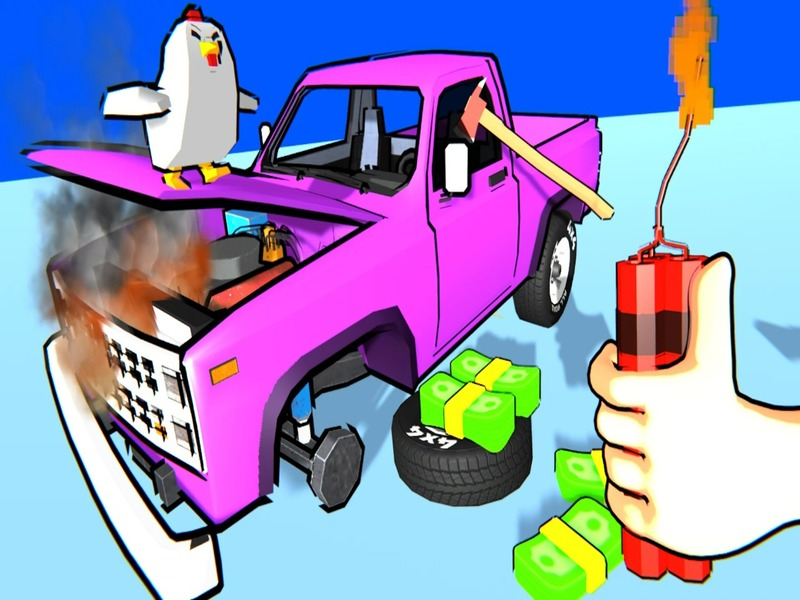 游戏將汽車砸碎！在线