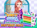 游戏Vincy 烹飪彩虹生日蛋糕在线