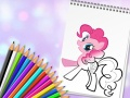 游戏可愛的馬 Coloring Book在线