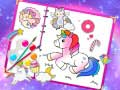 游戏奇幻可愛的獨角獸塗色書在线