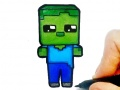 游戏簡單兒童塗色 Mineblox在线