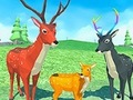 游戏鹿模擬器：動物家庭在线