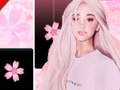 游戏Ariana Grande 鋼琴瓷磚 粉色，音樂與魔法在线
