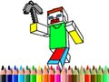 游戏回到學校：Minecraft 塗色在线