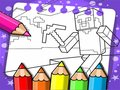 游戏Minecraft 塗色書在线