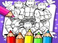 游戏忍者烏龜塗色書在线