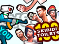 游戏你對抗100個Skibidi廁所在线
