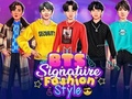 游戏BTS 簽名時尚風格在线