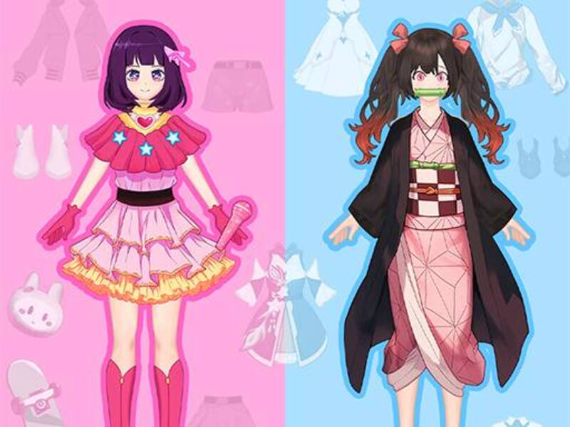 游戏動漫娃娃-  DIY角色扮演女孩在线