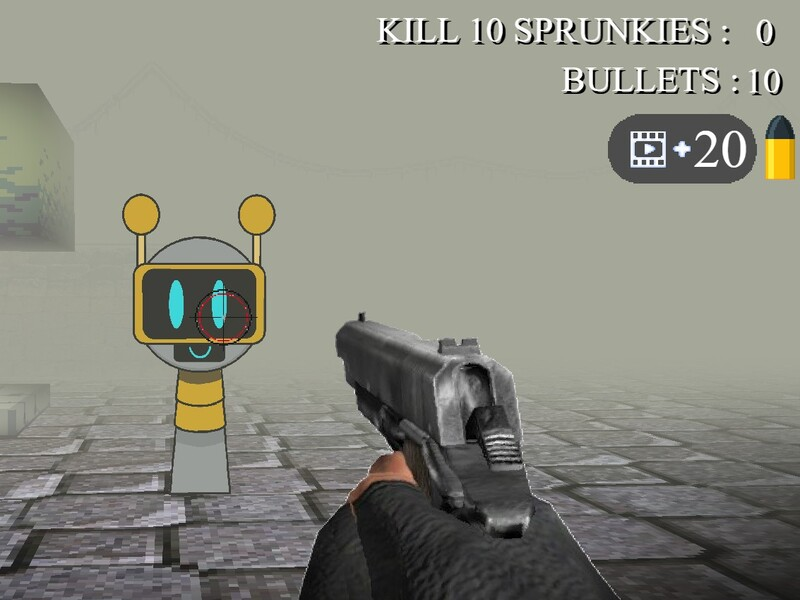 游戏Sprunki 3D射手在线