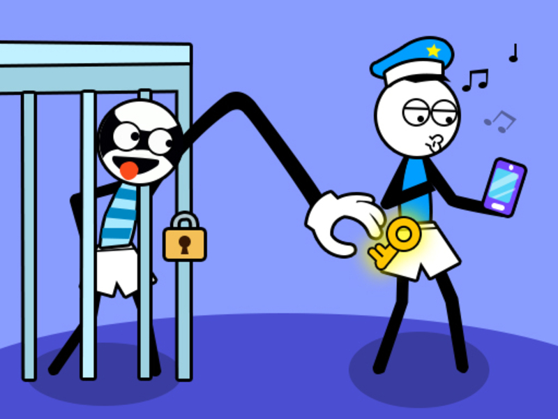 游戏Stickman巨魔小偷難題在线