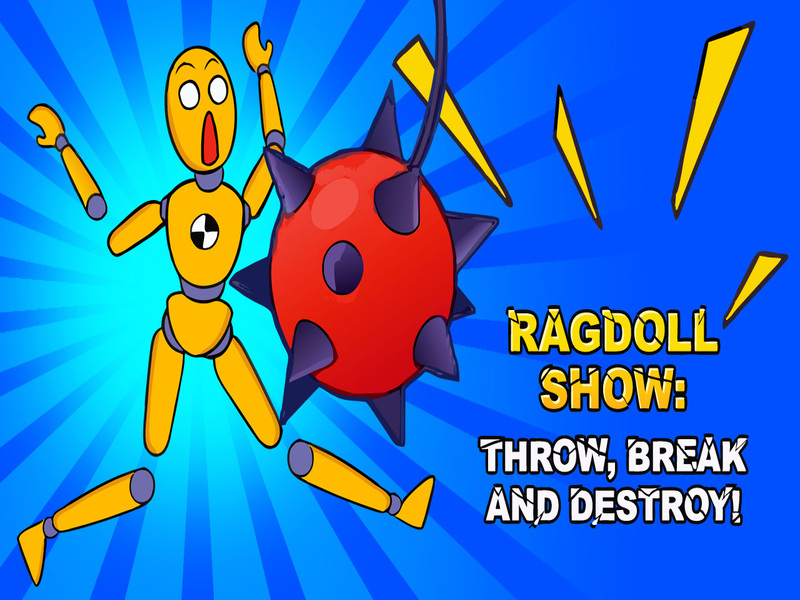 游戏Ragdoll Show：投擲，打破和摧毀！在线
